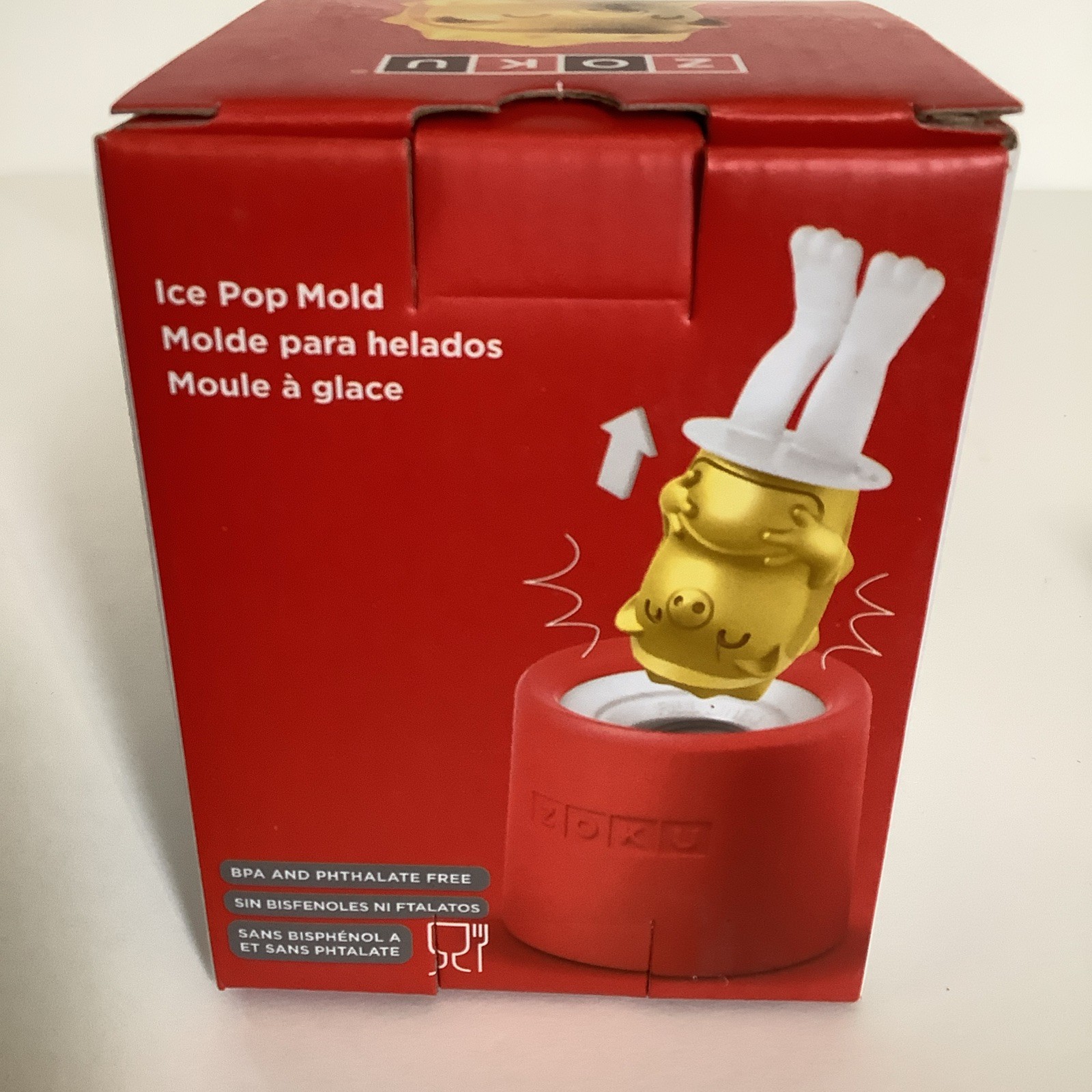 Zoku BOLT the Hedgehog Ice Pop Mold Easy-Release Silicone Design