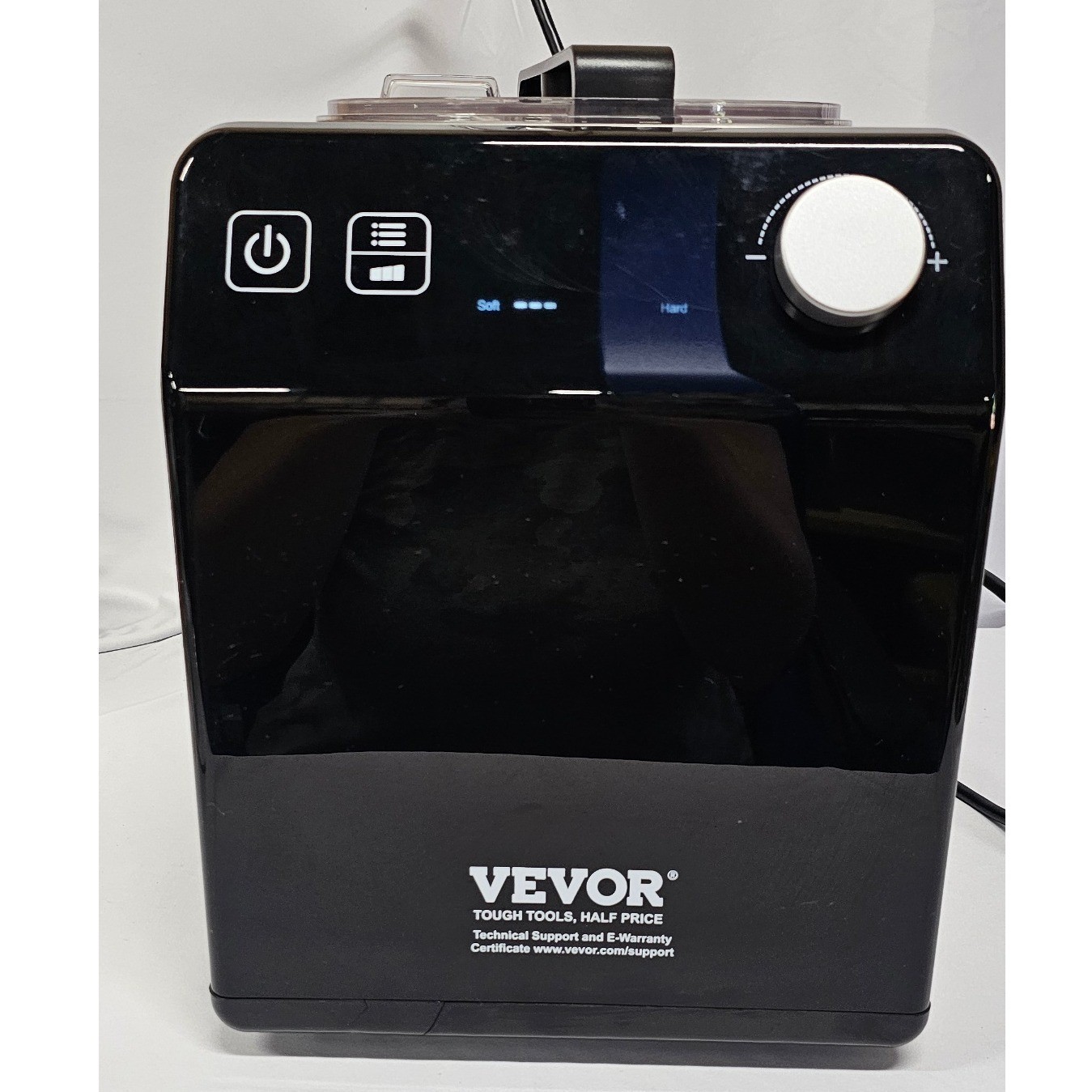 VEVOR Automatic Ice Cream Maker with Compressor 1.5qt Stainless Steel Black