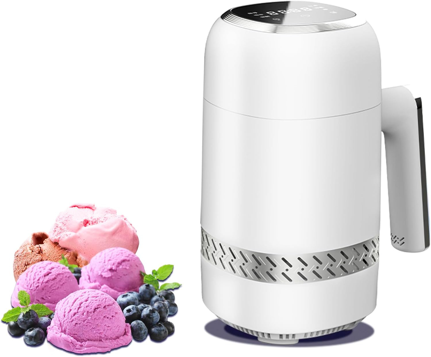 Smart Automatic Ice Cream Maker – 300ML Soft Serve & Yogurt Machine