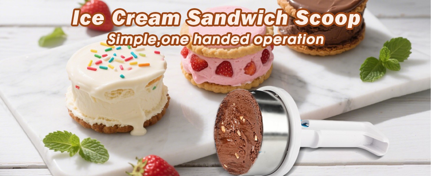 Ice Cream Sandwich Maker Tool, Stainless Steel Ice Cream Sandwich Maker |