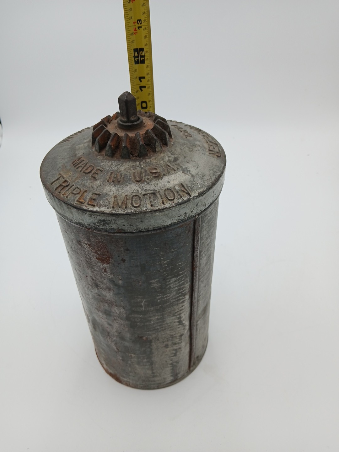 White Mountain Freezer Triple Motion Ice Cream Maker Canister 4xG June 12 1923