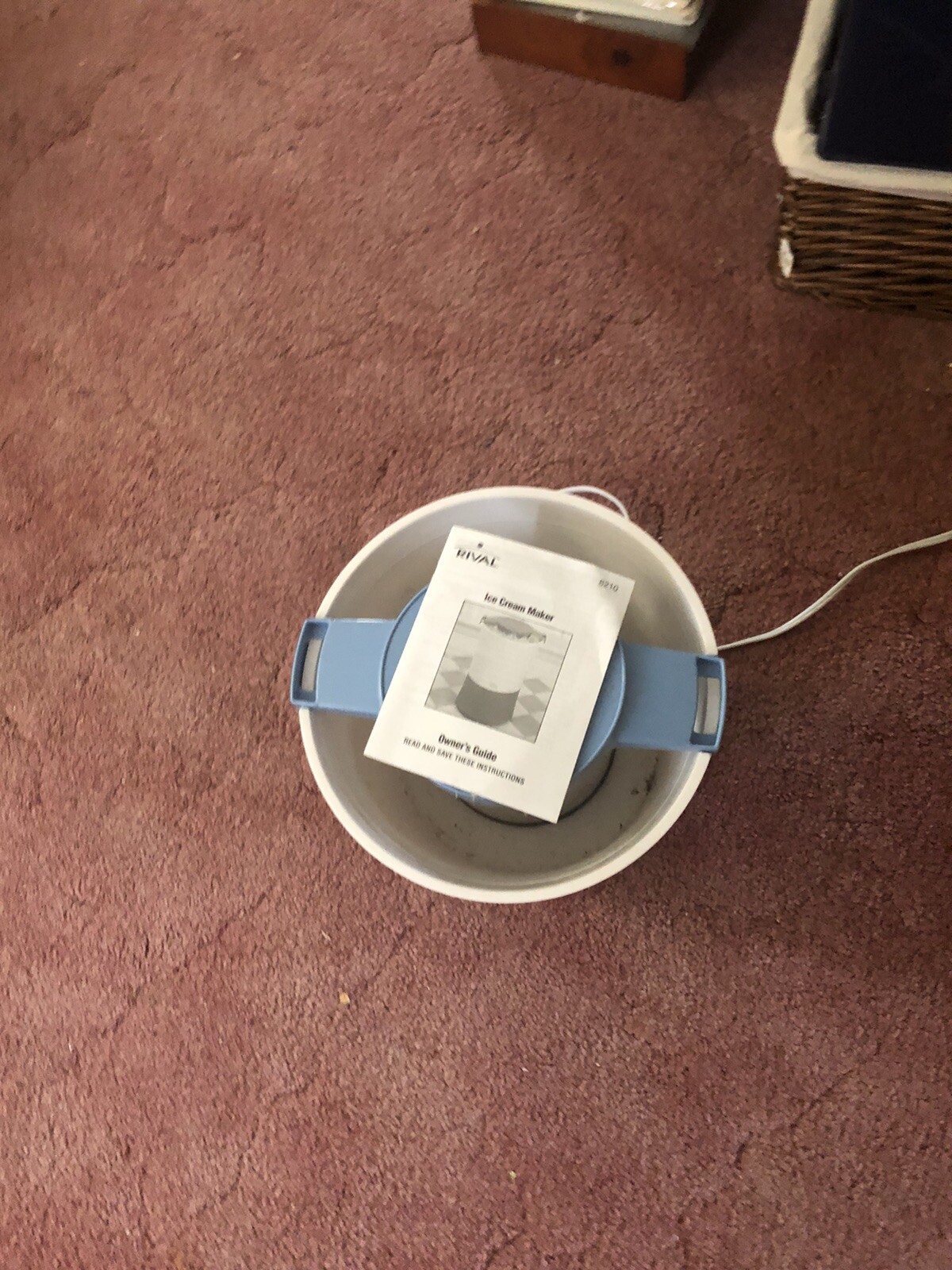 Rival ice cream parlor ice cream maker