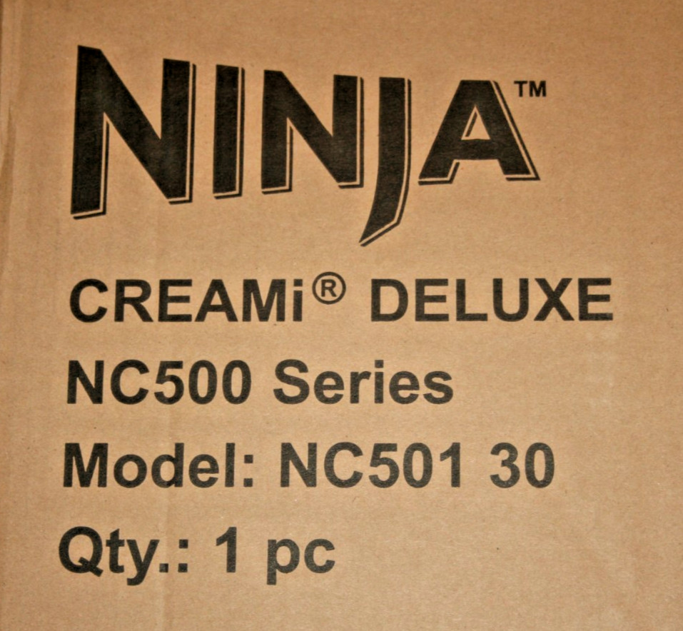 Ninja Creami Deluxe NC501 Ice Cream Maker – Stone Silver