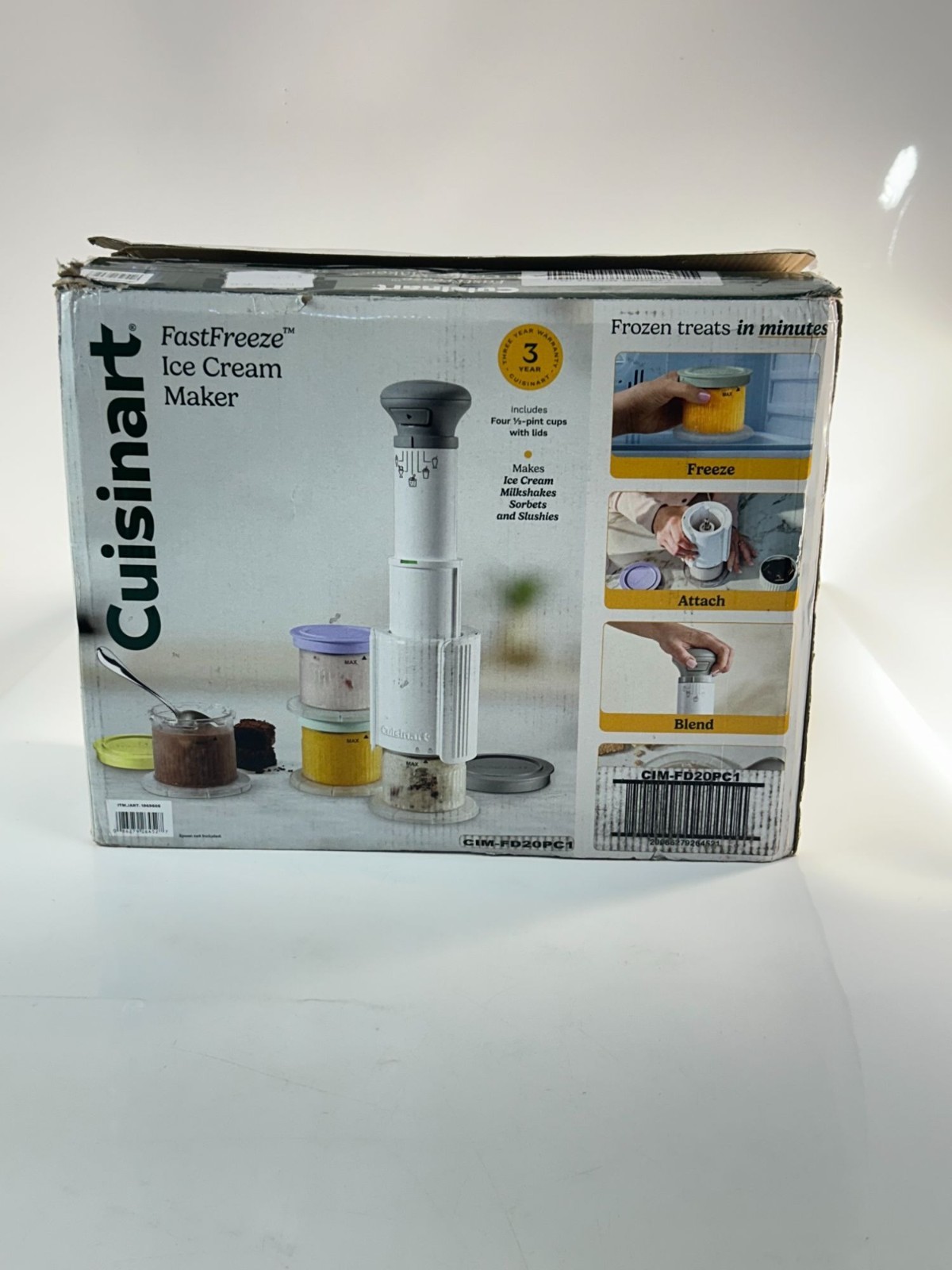 Cuisinart FastFreeze Ice Cream Maker CIM-FD20PC1 Frozen Dessert Machine