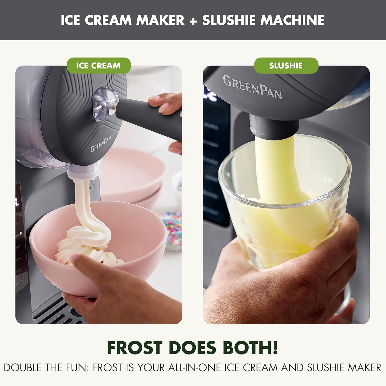Slushie Maker Machine Soft Serve 7 Textures
