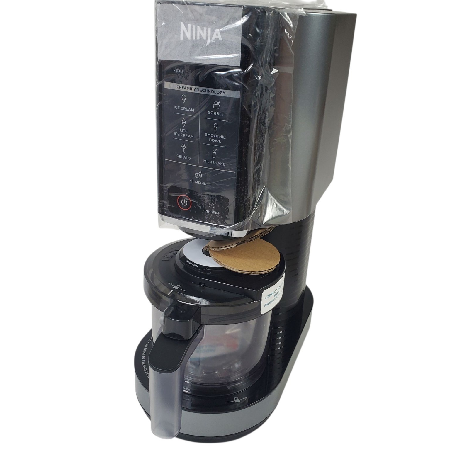 Ninja CREAMi 7-in-1 Frozen Treat Maker w/ Extra Pints | NC301HSL | Cloud Silver