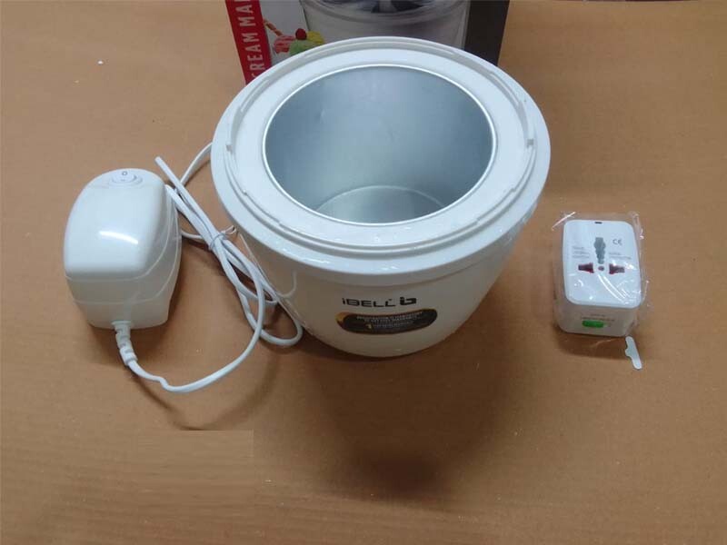 iBELL ICM15L2 Ice Cream Maker,1.5L, Sorbet/Slush/Frozen Yoghurt Maker (White)
