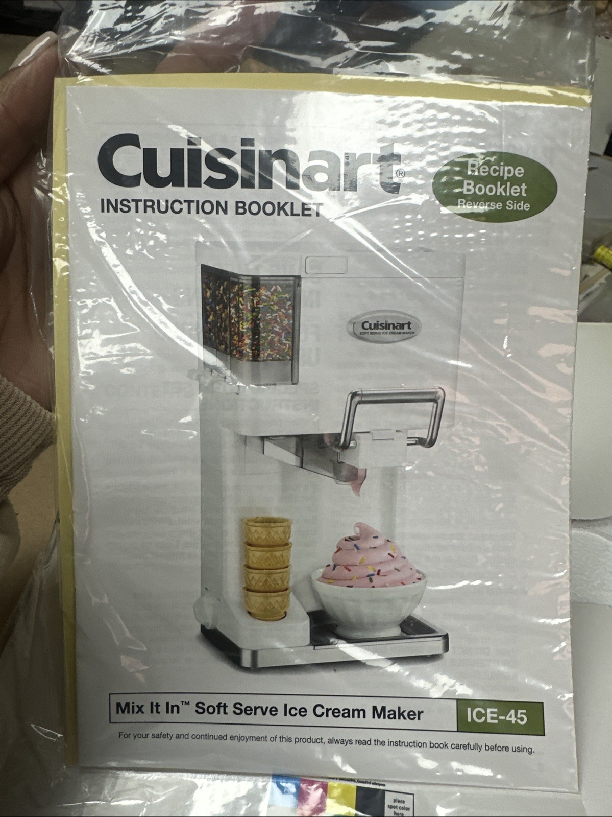 Cuisinart ICE-45P1 Mix Serve 1.5-Quart Soft Service Ice Cream Maker – White