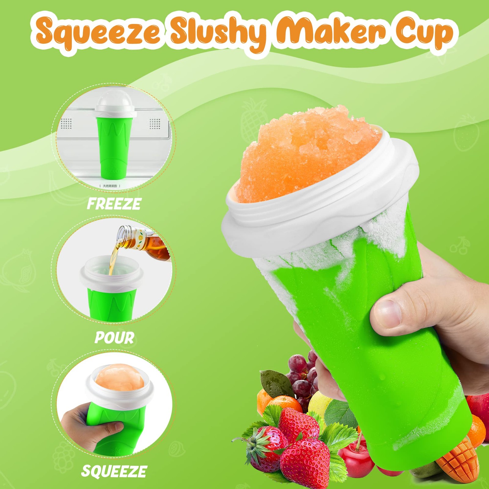 tgosomt Slushie Maker Cup White