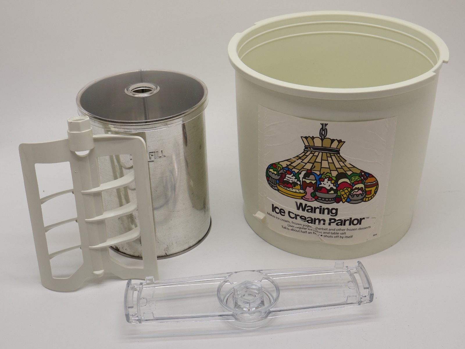 Vintage Waring Ice Cream Parlor CF520-1 Complete Set Open Box