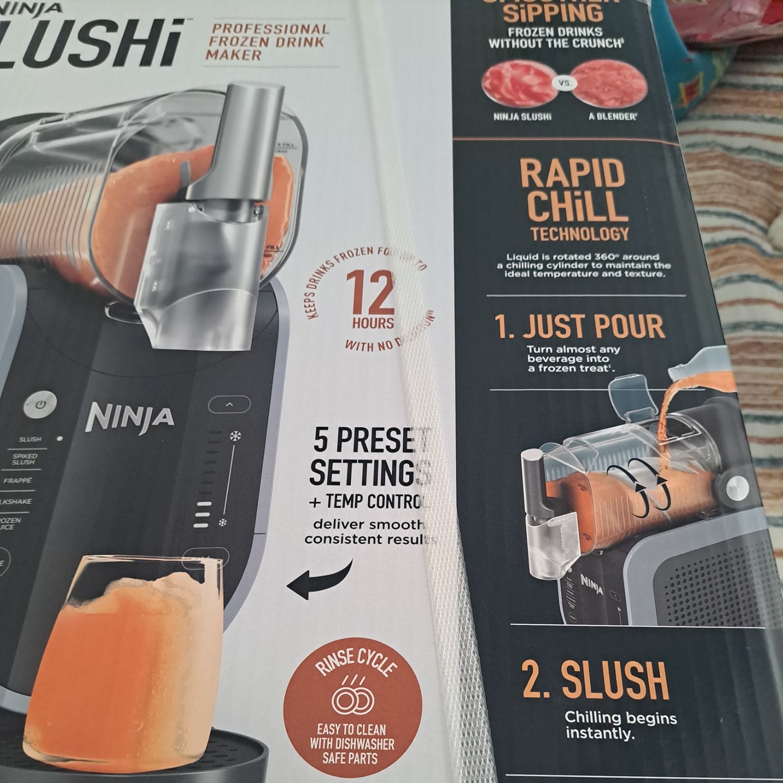 Ninja SLUSHi 88 Oz. Frozen Drink & Slushie Machine – FS301