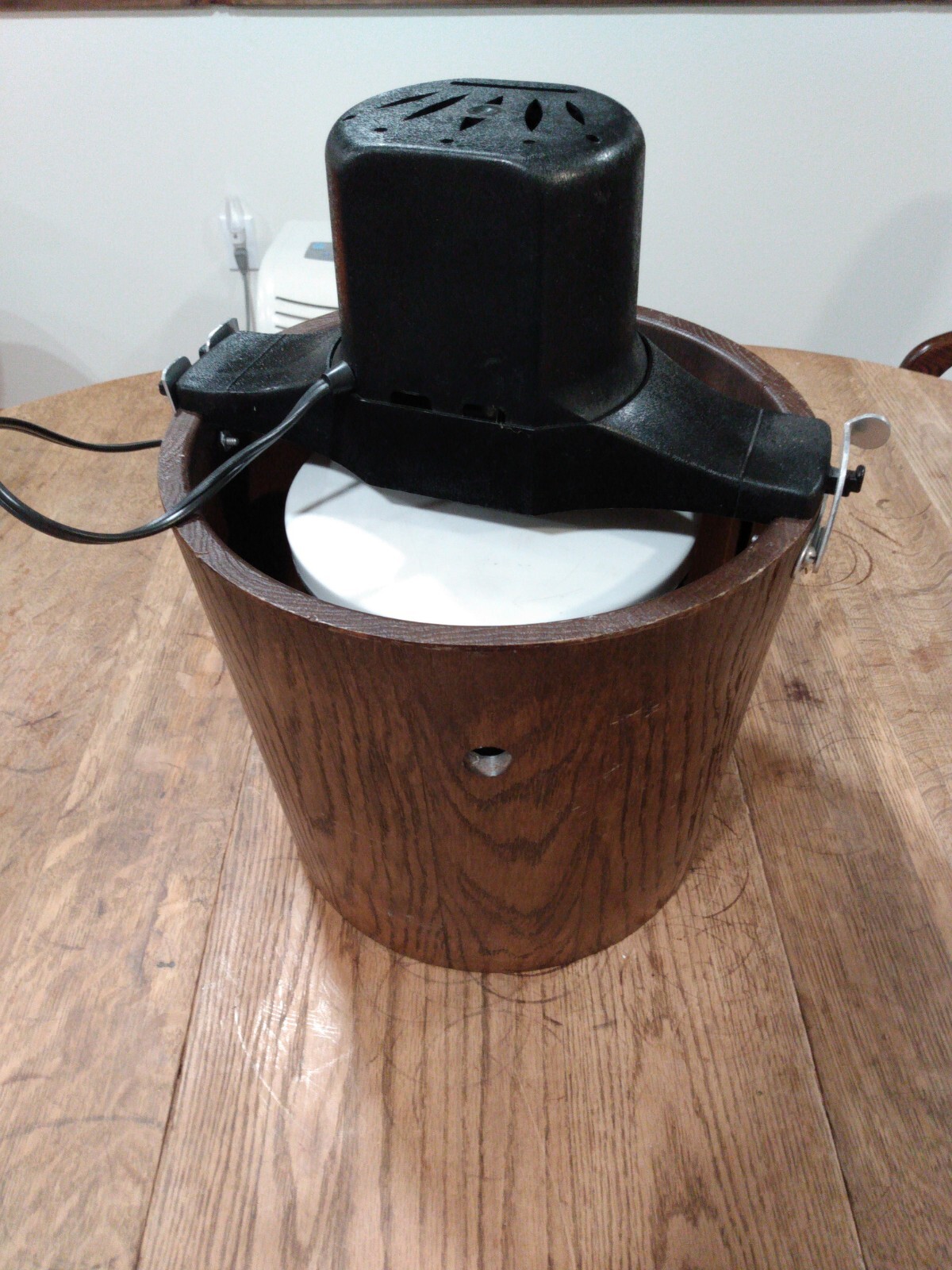 RCW Richmond Cedar Works Sterling 5 Qt. Ice Cream Freezer Maker WORKS