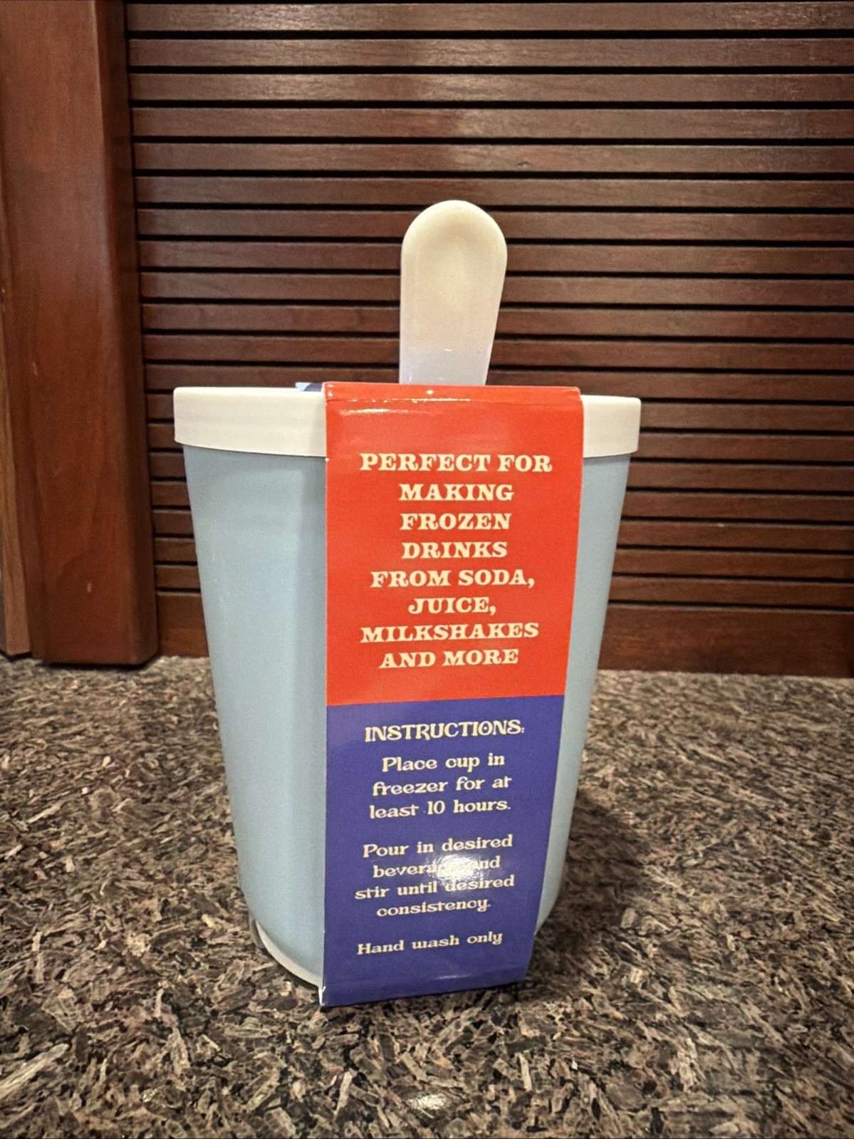 NEW Slushy Freeze Cup Slushie Maker Single Serving Holds 6.8oz Freeze & Stir