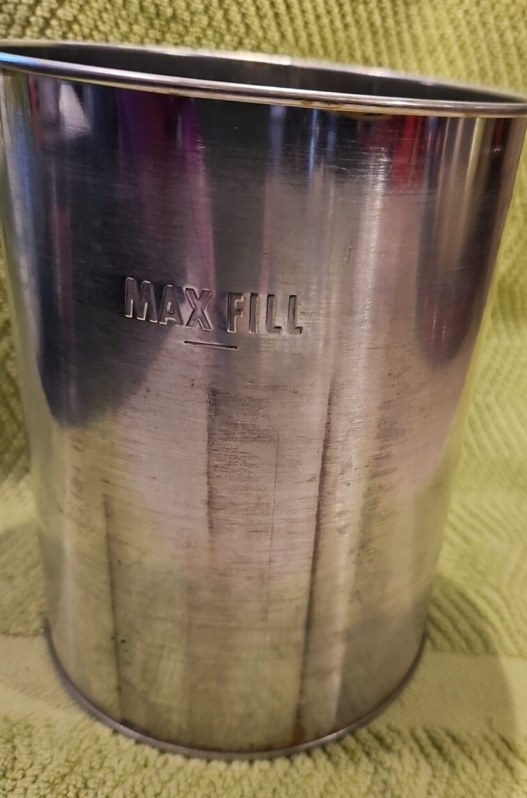 Waring Ice Cream Parlor Maker Replacement Part Metal Cannister 11CF10