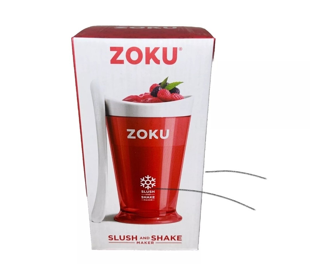 Zoku Slush And Shake Maker purple plus spoon Red