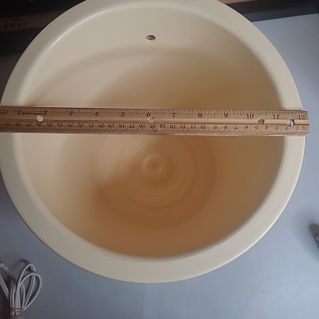 Nostalgia 4 Quart Ice Cream Maker Replacement Bucket Parts Wood Plastic Lined