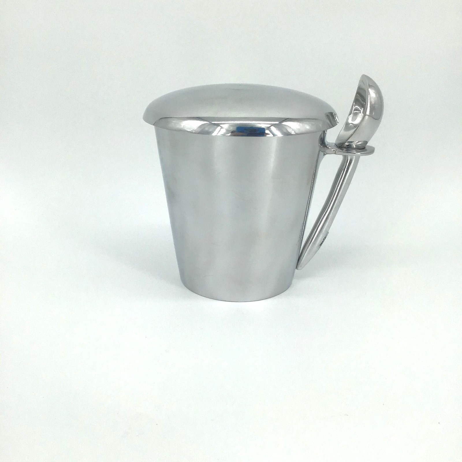 Lunares Nima Oberoi Ice Cream Keeper with Spoon 1 Pint 5″ H 4.75 D India