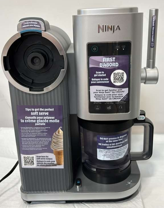 Ninja CREAMi Swirl 13-in-1 Soft Serve Ice Cream Machine | NC701