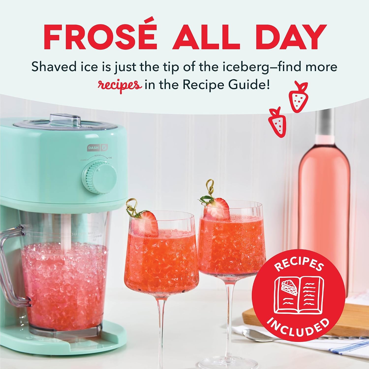 Shaved Ice & Slushy Maker Easy-to-Use Slushy & Snow Cone Maker