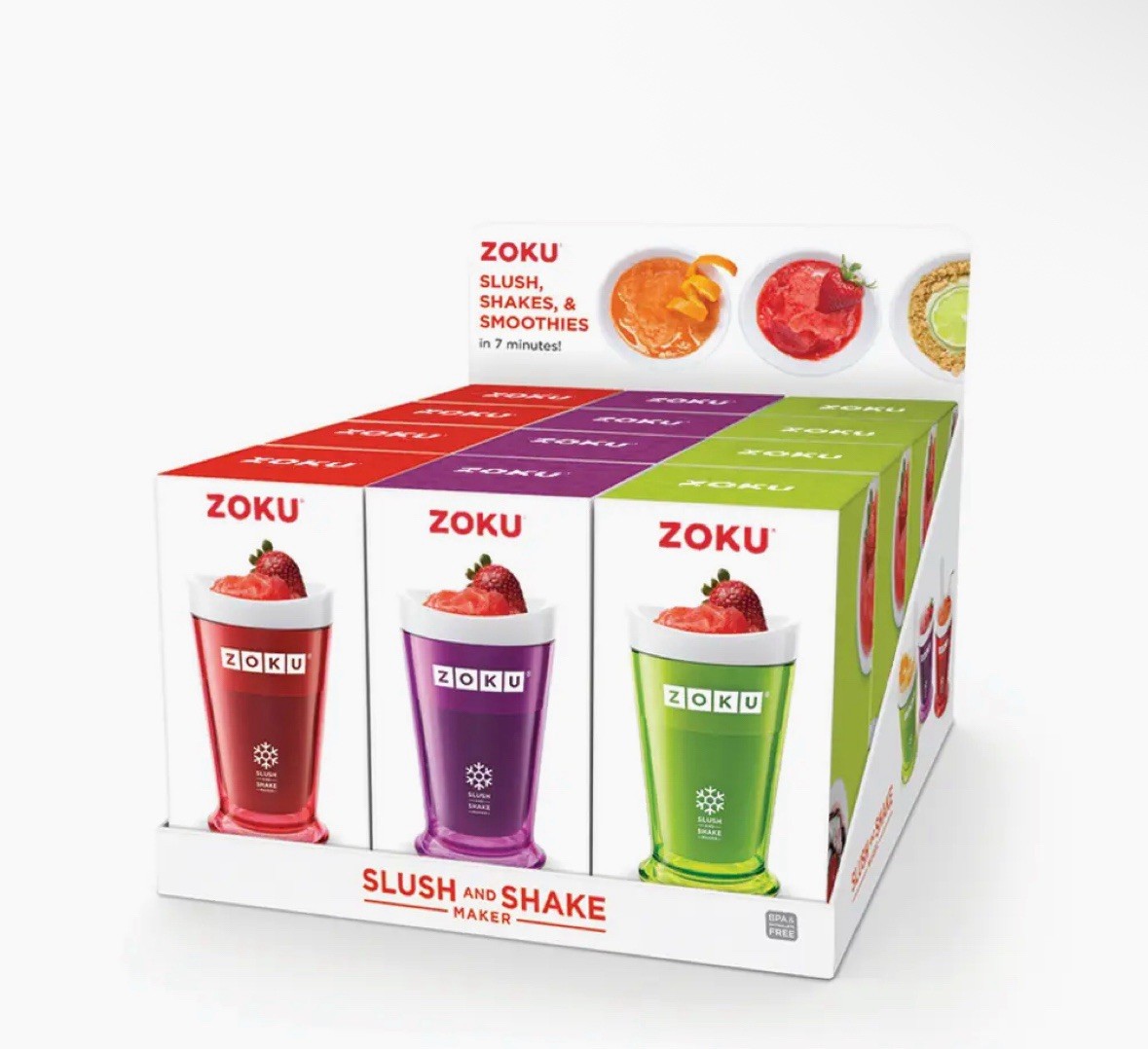 ZOKU Slush and Shake Maker Fast Home Slushies Shakes & Smoothies In 7 Minutes!