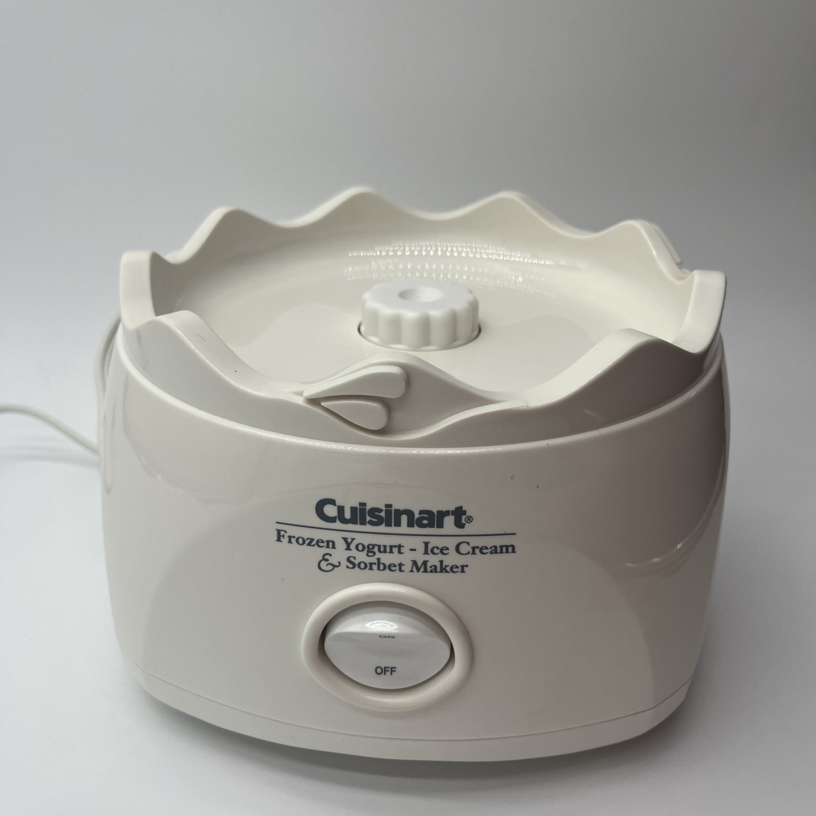 Cuisinart Automatic Frozen Yogurt & Ice Cream Maker Ice-20 Motor Base And Manual