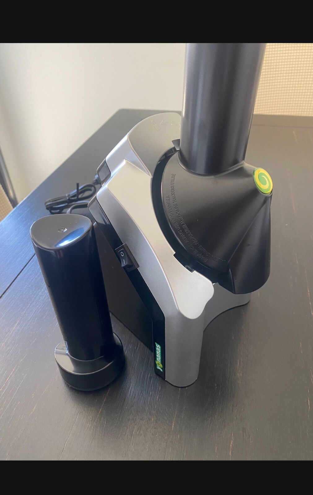 Yonanas Classic 200W Soft Serve Dessert Maker – Silver