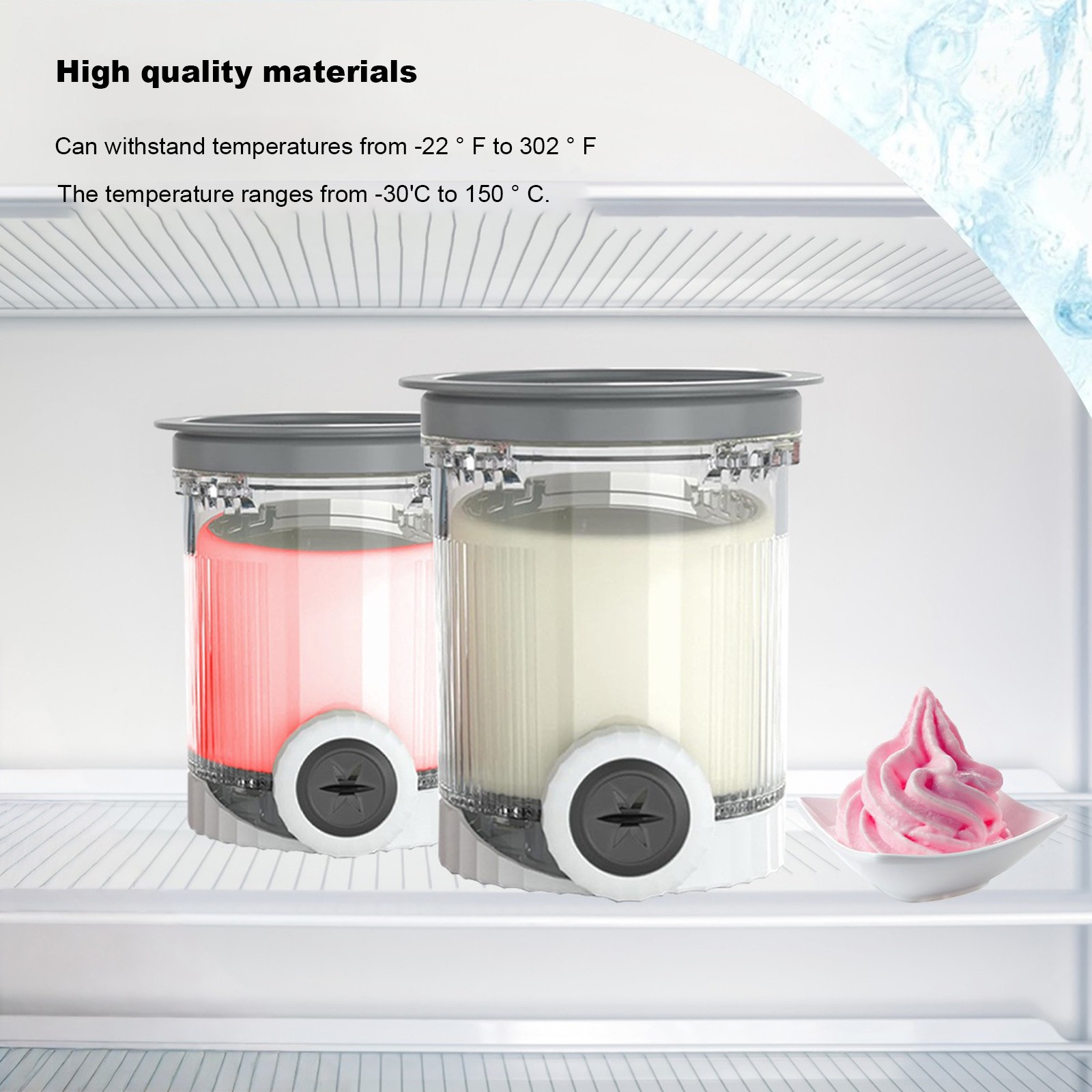Suitable For Nc700 701 Ninja Creami Xsk7pntl Series Ice Cream Storage Container