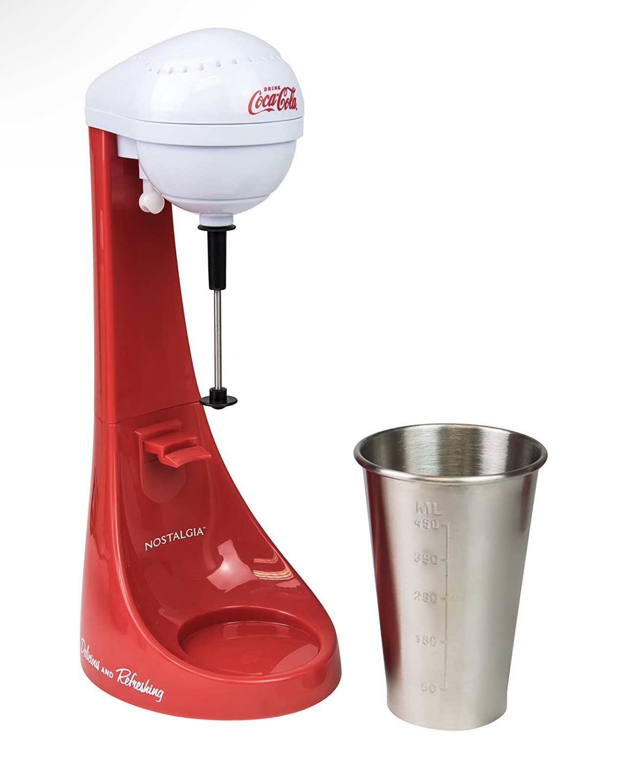 Two-Speed Electric Coca-Cola Limited Edition Milkshake Maker and Drink Mixer