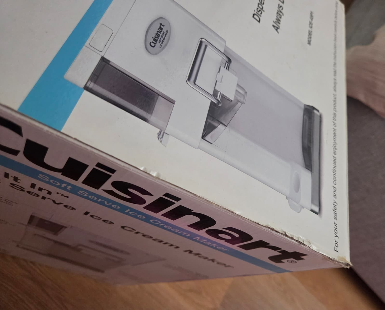 Cuisinart Mix It In Soft Serve Ice Cream Maker New ICE-45P1 1.5qt