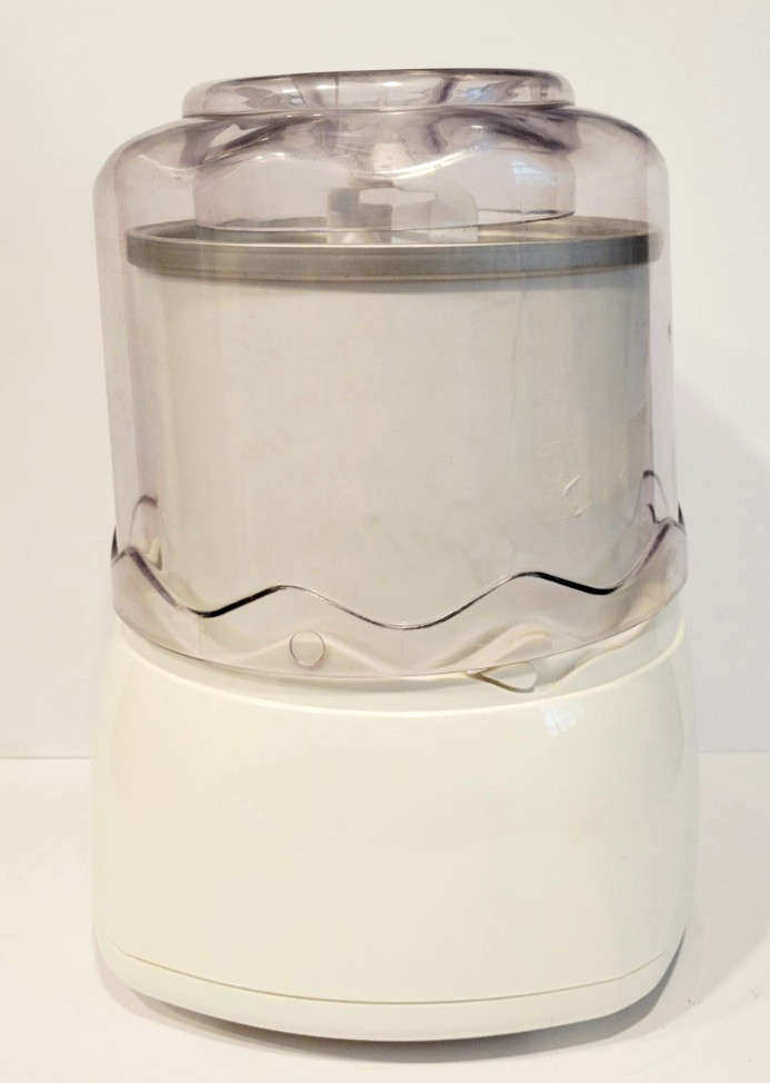 Cuisinart ICE-20 Frozen Yogurt, Ice Cream, Sorbet Maker, White 1 Quart