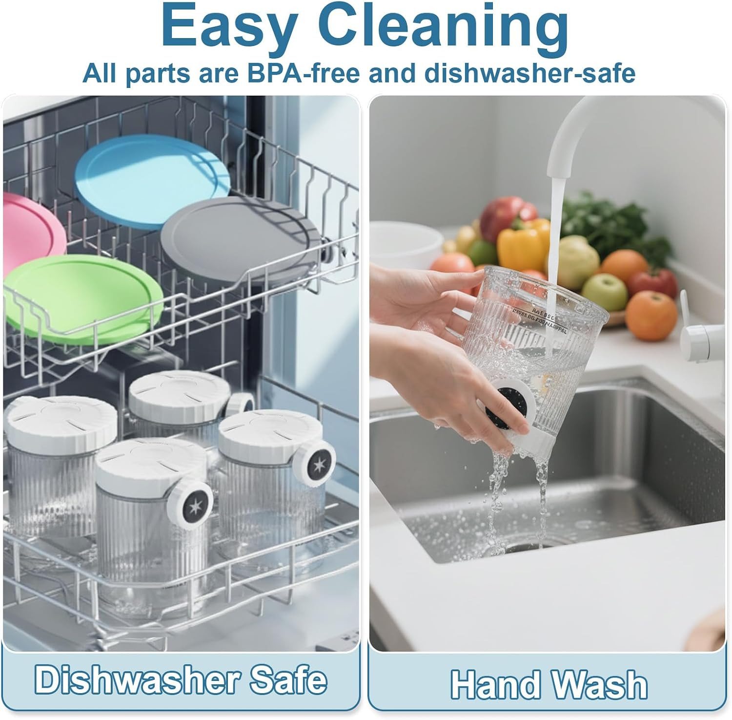 4 Pack Creami Swirl Pints and Lids for Ninja, Compatible with NC700 Series | NC7