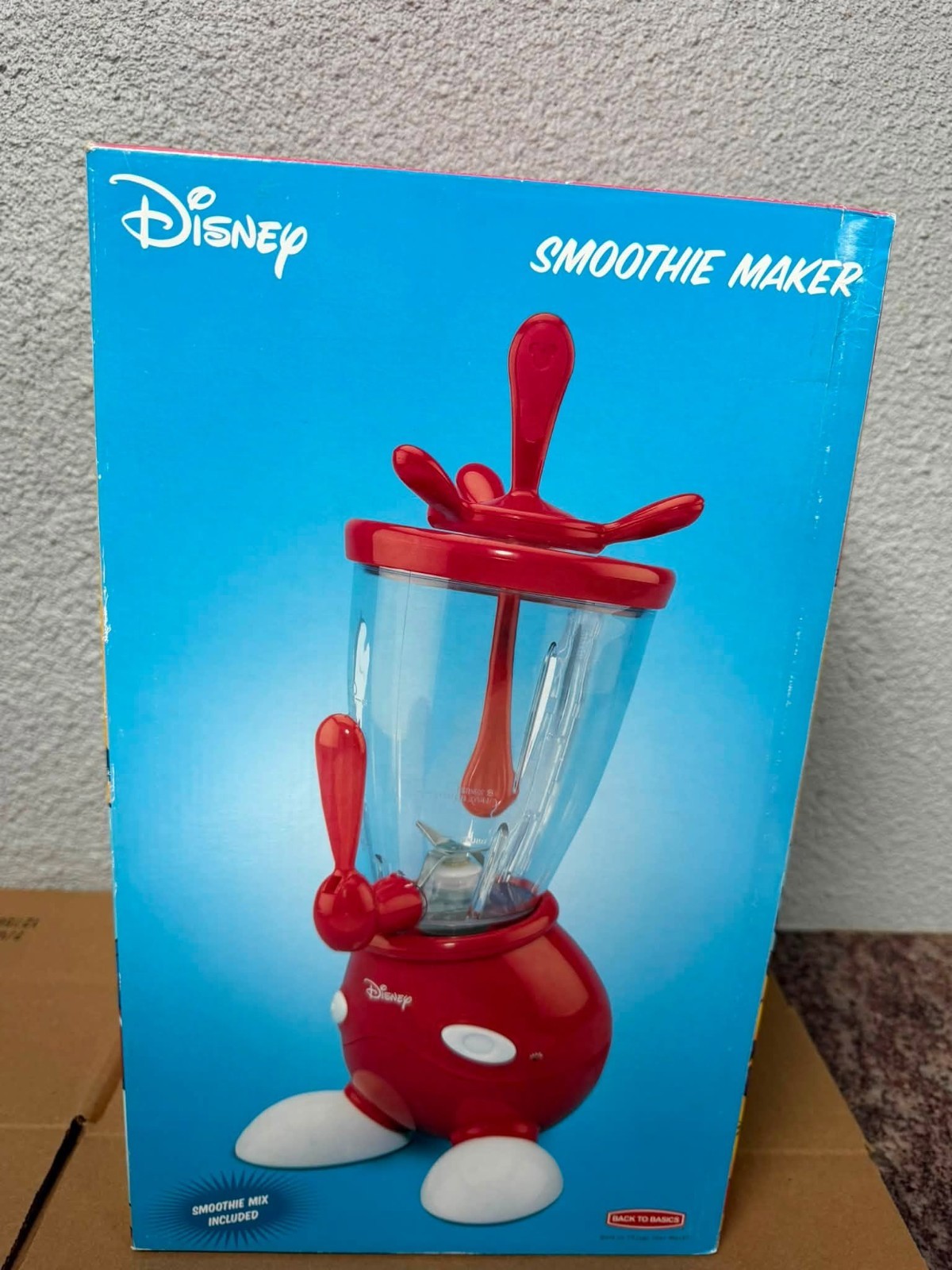 Walt Disney Smoothie Maker Blender Mickey Mouse Back To Basics With Mix & Spoon