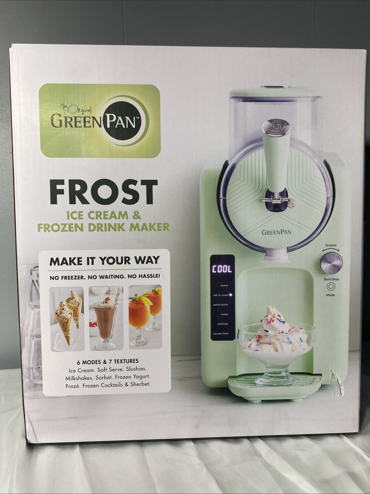 Frost Ice Cream Maker & Slushie Machine, Soft Serve, Sorbet, Margaritas, Milksha