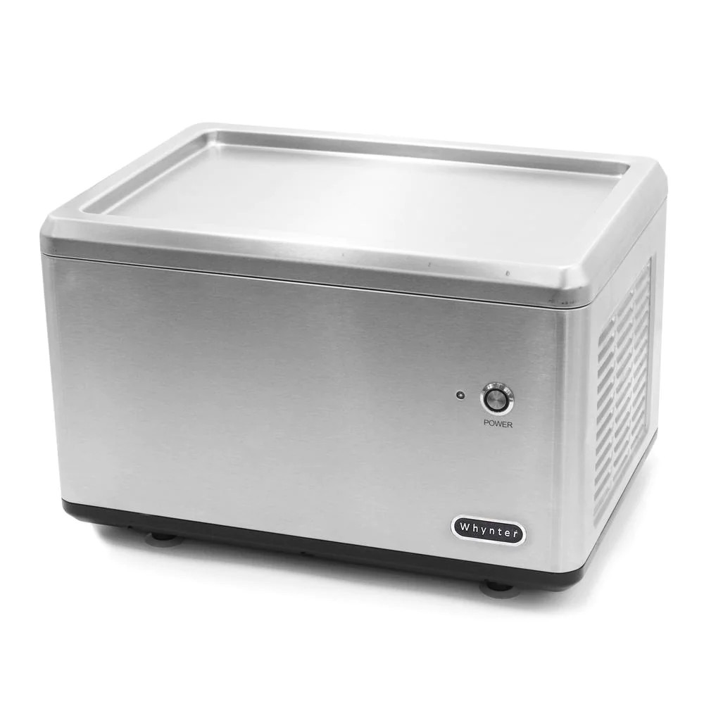 Instant Ice Cream Maker Stainless Steel Frozen Pan Roller Portable 8 Ounce