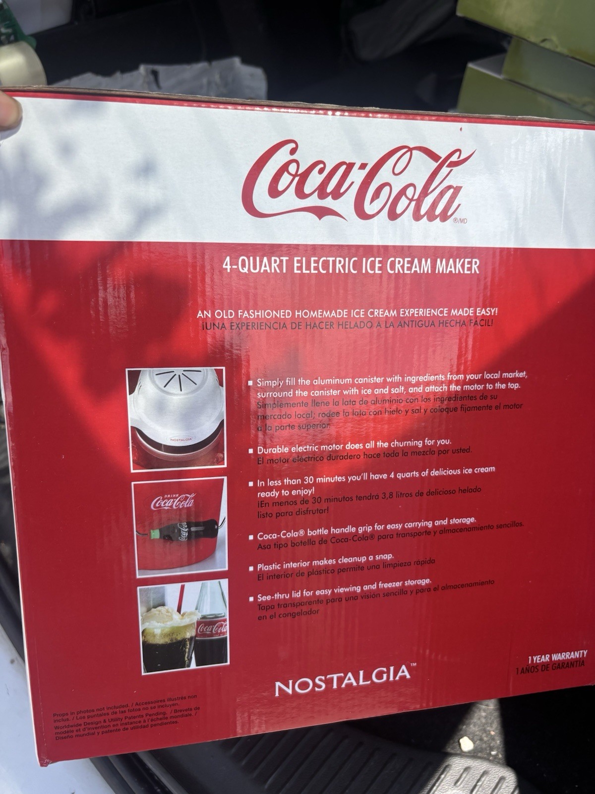 New Coca Cola Electric Ice Cream Maker