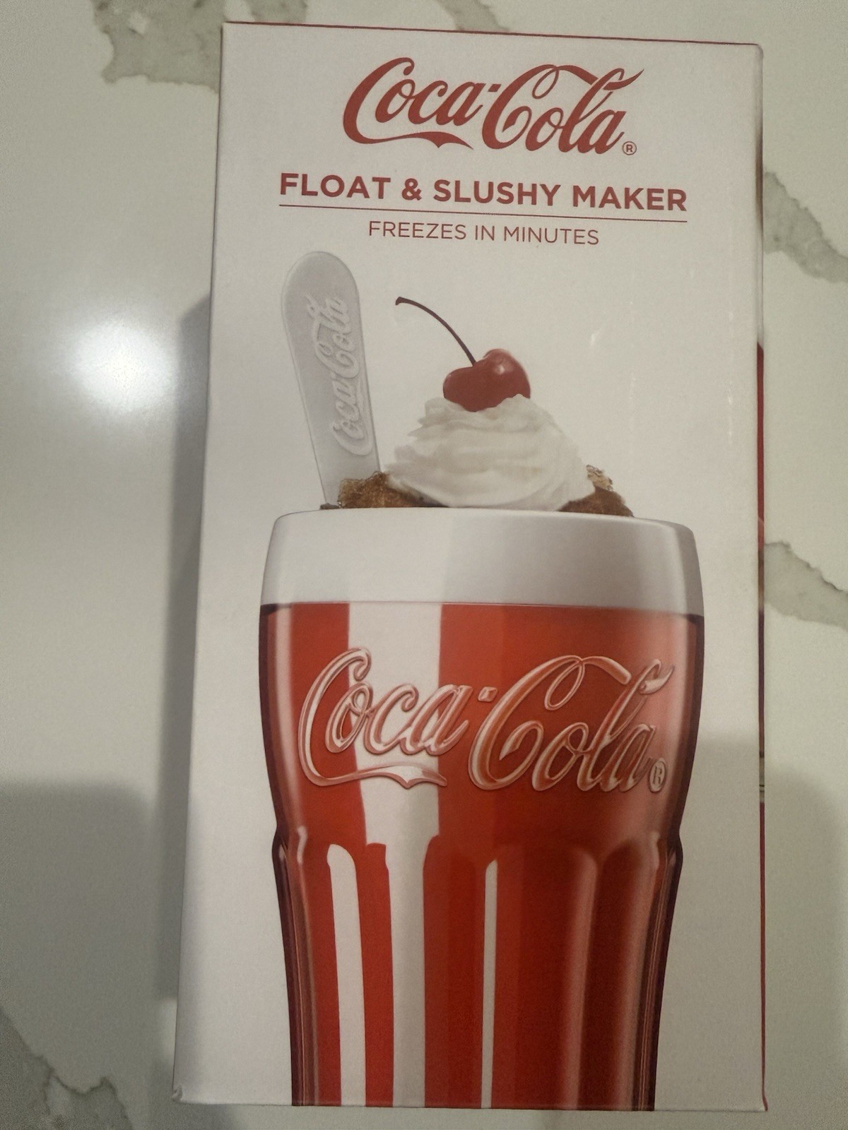 Coca-Cola Float & Slushy Maker Retro Make and Serve Cup/ Freezer Core