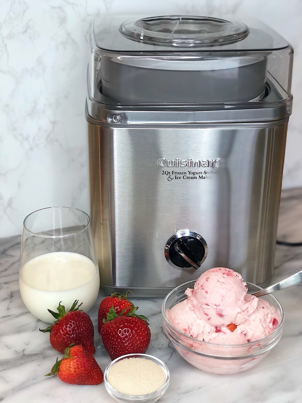Cuisinart Pure Indulgence 2 Quart Frozen Yogurt-Sorbet & Ice Cream Maker