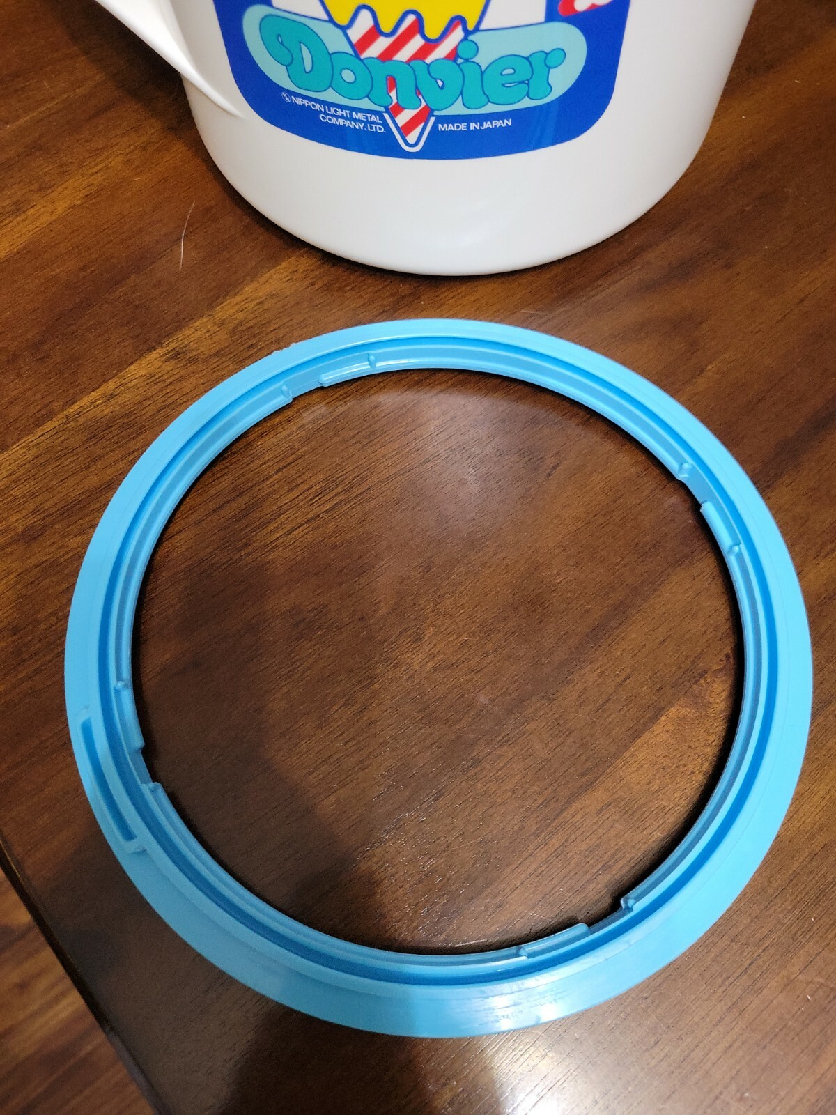 Donvier Premier 1-Quart Ice Cream Maker Blue Rubber Replacement Seal Ring Part