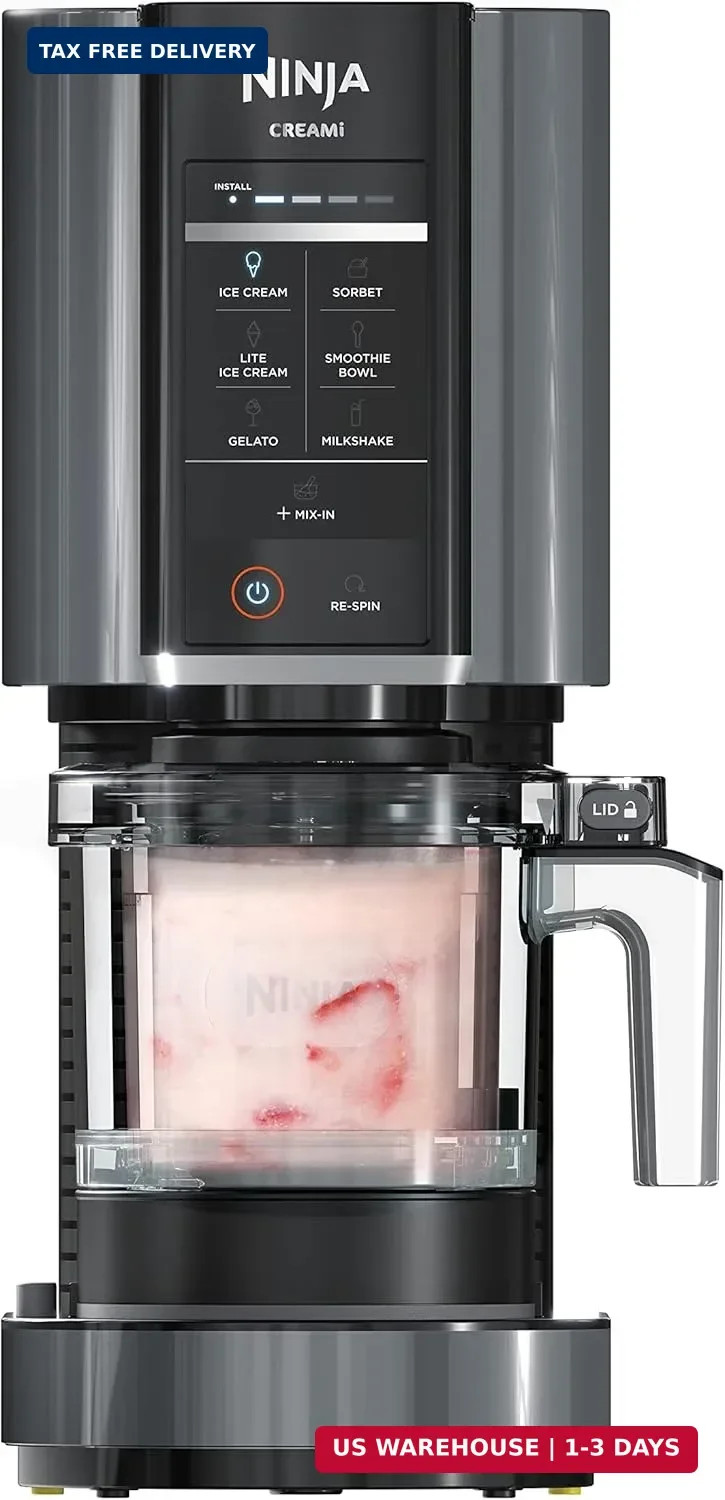 Ninja CREAMi Ice Cream Maker | 7-in-1 – IceCream, Gelato, Sorbet, Milkshakes, Mi