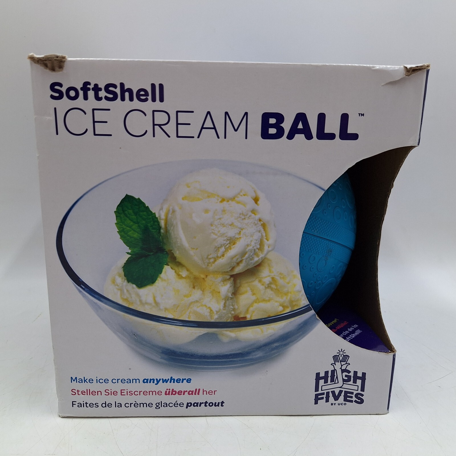 Yay Labs SoftShell Teal color Ice Cream Ball 1 pint Ice Cream Maker