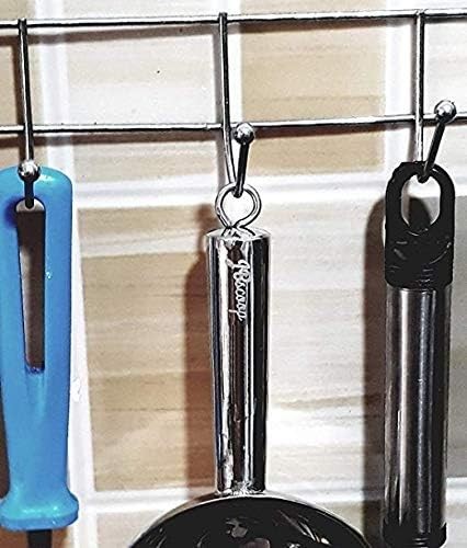 Stainless Steel Scoop for ice, 9.6 Inch Metal Food Scoop Kitchen Bar Party