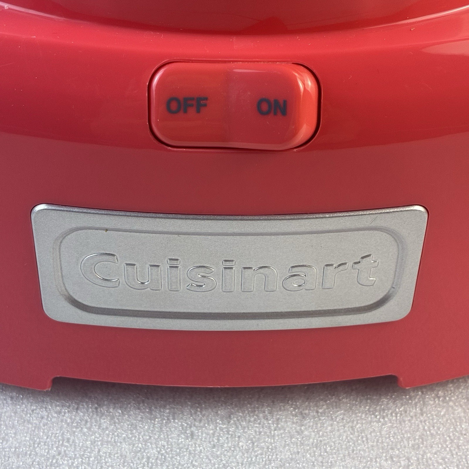 Cuisinart Red Ice Cream Frozen Yogurt Sorbet Maker 1.5 QT ICE-21 -Tested & Works