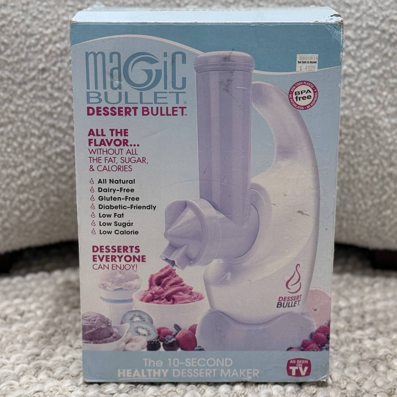 Magic Bullet Dessert Bullet As Seen On TV 10-Second Dessert Maker NIB