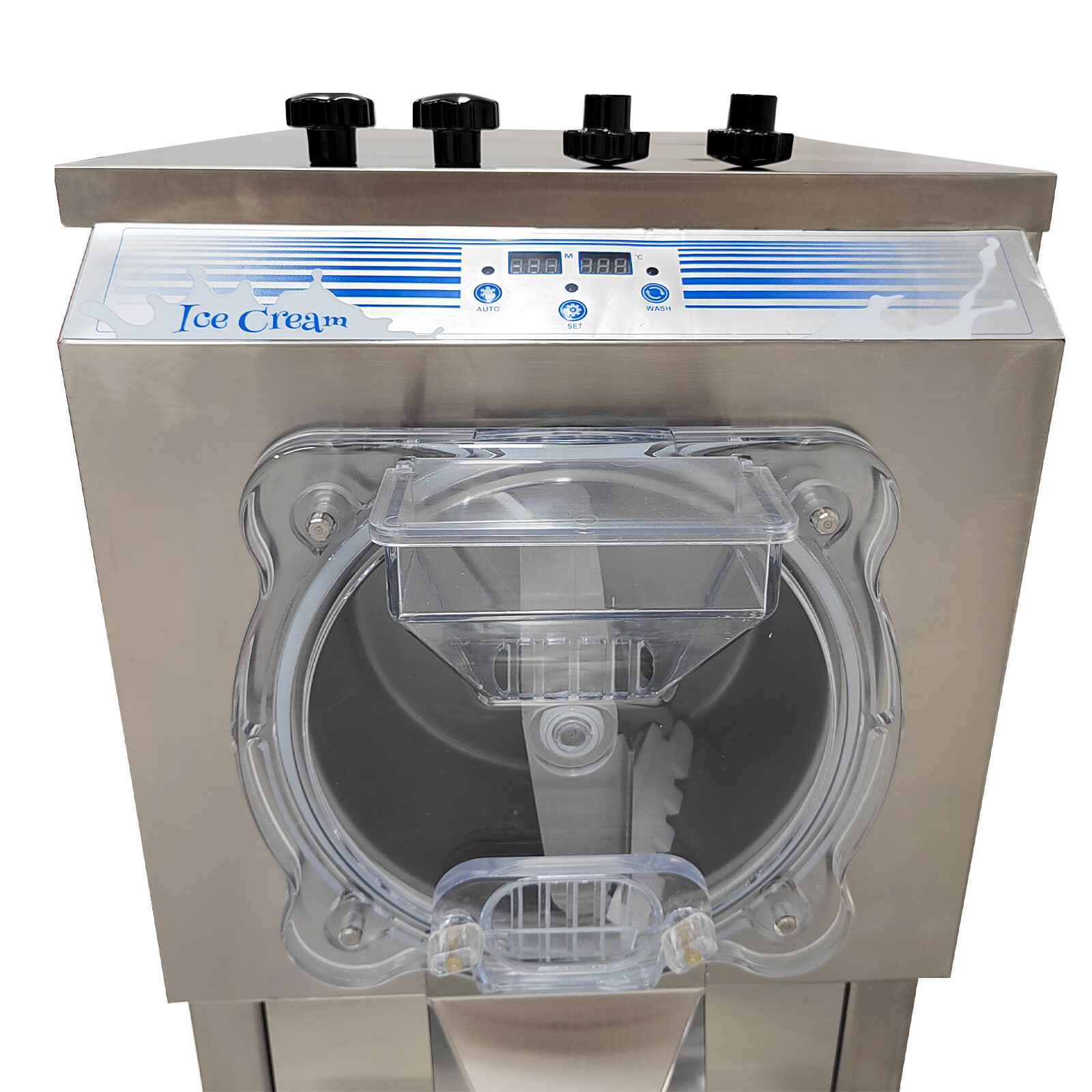 Frozen Yoghurt Gelato Maker Hard Serve Ice Cream Machine 110V 18-25L/h Output