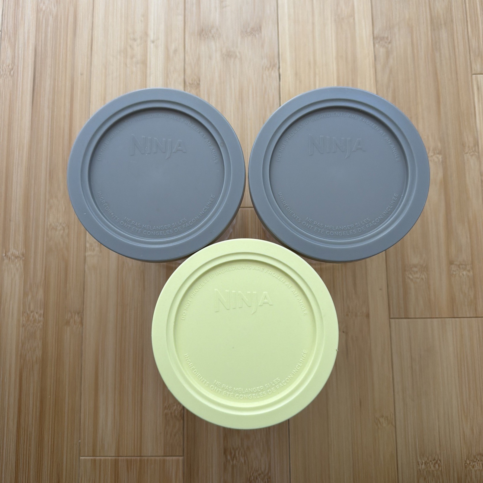 Original Ninja Creami XL Deluxe Pints & Lids – 3 pack of 24oz pint containers