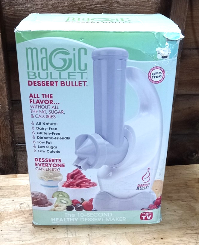 Magic Bullet Dessert Bullet Blender 10-Second Frozen Dessert Maker