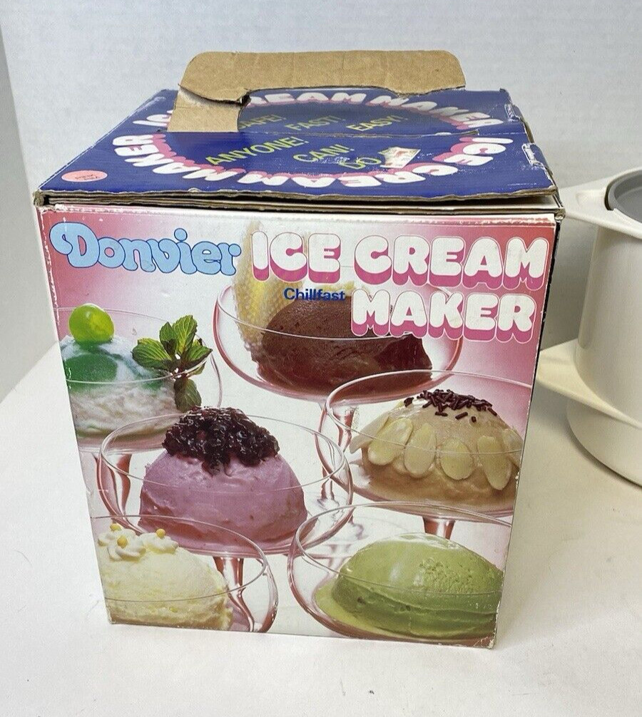 DONVIER CHILLFAST ICE CREAM MAKER