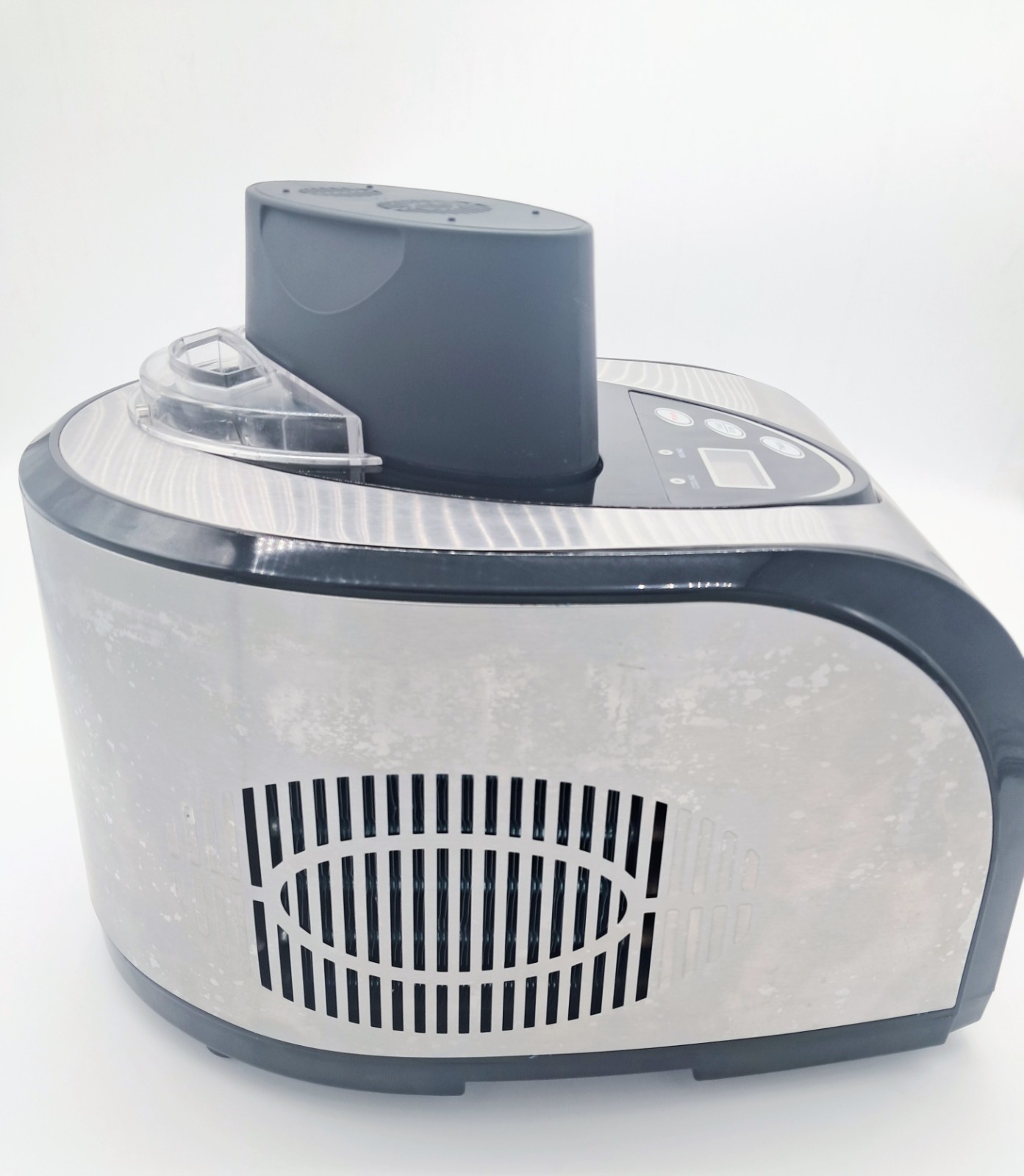 EdgeStar Compressor Ice Cream Maker Machine Self-Freezing 2 Qt ICM301SS