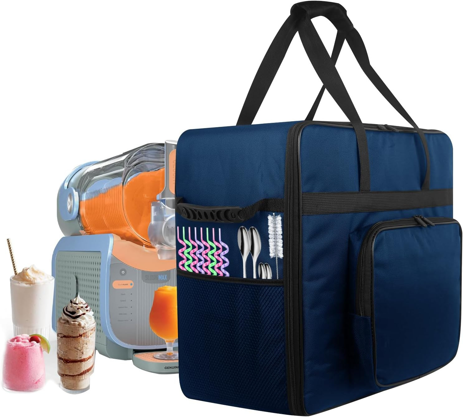 Slushie Machine Travel Bag Frozen Drink Maker Carrying Case Waterproof Nylon