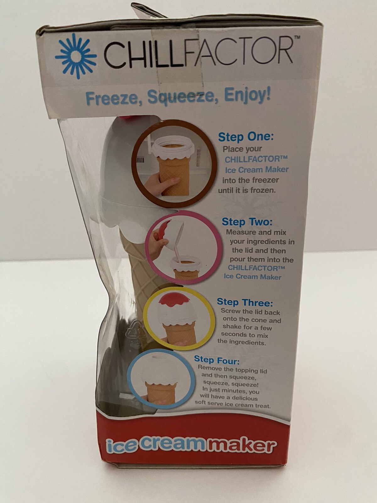 NEW Chill Factor Ice Cream Maker Set | Quick & Easy 4 Step Soft Serve